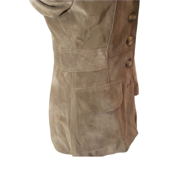 RARE Vintage Suede Coat ASO Joey Potter Dawson’s Creek - Picture 14 of 16
